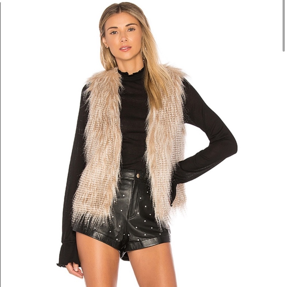 Cupcakes & Cashmere Faux Fur Vest
